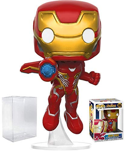 Funko Pop! Marvel: Avengers Infinity War - Iron Man Vinyl Figure (Bundled with Pop Box Protector Case)