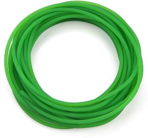 PU-Polyurethan-Rundriemen OD 4mm GläNzender Polyurethan Rundriemen 10m Raue Oberfläche Grüne
