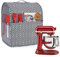 Yarwo Funda para KitchenAid Robots de Cocina, Cubierta para Batidoras Amasadoras, Encaja para todos Batidoras Amasadoras de 5.7 litros y 7.6 litros(Grande, Ondulación)