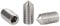 BOZONLI Madenschraube Kegelspitze Inbusschraube Sortiment Edelstahl Cup Punkt Hex Maschinenschraube M12*25mm,3 stk