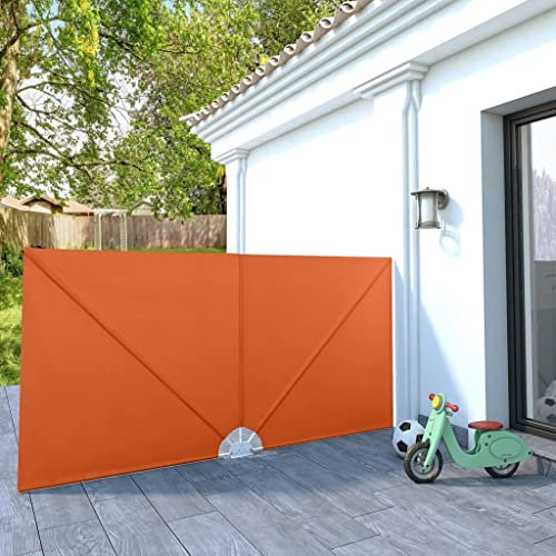 Seitenmarkise Terrakotta, zusammenklappbar, 300 x 150 cm, Artikelfarbe: Terrakotta