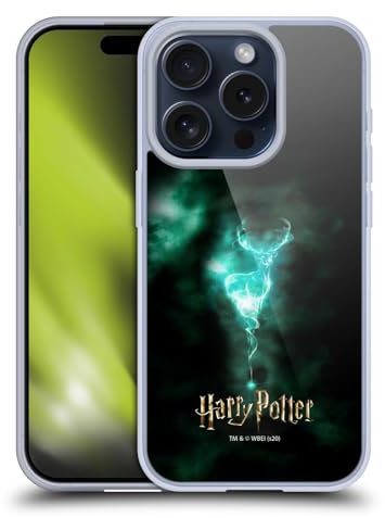 Head Case Designs Offizielle Harry Potter Stag Expecto Patronum Deathly Hallows XXXV Soft Gel Handyhülle Hülle kompatibel mit Apple iPhone 15 Pro