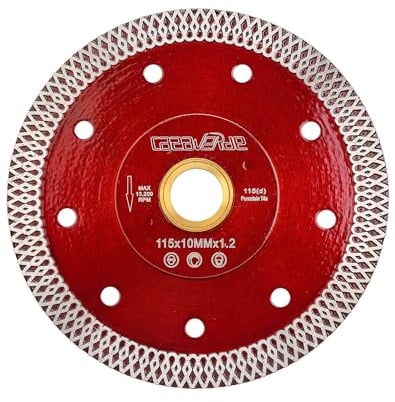 Casaverde 115mm Porcelain Cutting Discs,Super Tile Blade for Angle Grinder