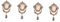 PACKOVE 4 Stück Vintage Cameo Brosche Viktorianischer Stil Brosche Modische Brosche Dekoration Broschen Elegante Damen Brosche Für Partys Und Hochzeiten