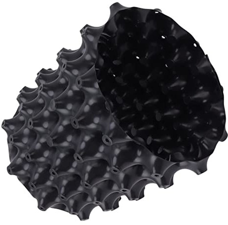 Topyond 10 Pièces Pots à Air pour Plantes, Pot De Racine Contrôlé épaissi PVC Respirant Pot D'élagage De Racine Rapide Conteneur De Croissance De Bonsaï Outil De Transplantation