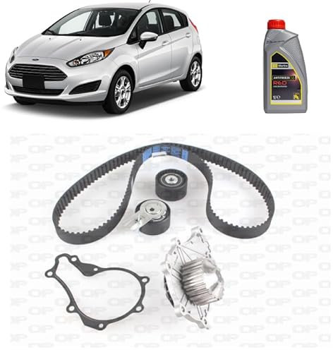 Kit distribuzione + p acqua + antigelo per Ford Fiesta VI 1.4 TDCi gasolio 2008-2018