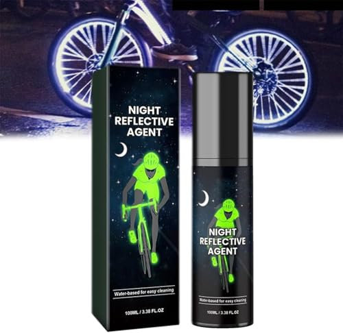 ERISAMO Glow in the Dark Spray Paint, Night Reflective Spray Paint, Great for Outdoor Night Lighting Spray, Long-Lasting Reflective Paint, for Stencil & Decorative Items (Green)