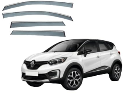 Lgtcjzfw Deflectores de Viento para Renault Cabrio CAPTUR/Kaptur MK1-HA 2015-2018,deflectores de Lluvia para Ventanas Laterales