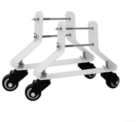 Lecreatekit Soporte de radiador, 2 ruedas móviles para radiadores llenos de aceite, ruedas giratorias, ruedas negras giratorias de 360°, para ruedas de muebles rendimiento a lo largo del tiempo. (B)
