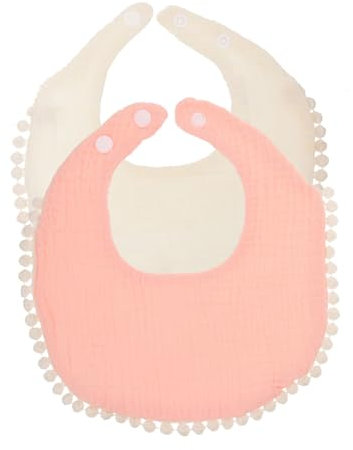 SWOOMEY 2stücke Lätzchen Aus Baumwolle Weiche Saugfähige Fütterungslätzchen Für Neugeborene Verhindert Sabbern Und Essensreste Für Jungen Und Mädchen Leicht Zu Reinigen Und