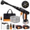 6in1 Lave - Auto Pistolet à Eau Haute Pression sans Fil 21v 300 Bar / 3000 PSI avec 2 Batteries 3.0ah, Tuyau de 5 mètres