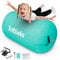 Triclicks Inflatable Air Roller Gymnastics Barrel Mat Tumbling Barrel Equipment with pump for backhandspring Training Home Use & Gym (100x60cm, Green)