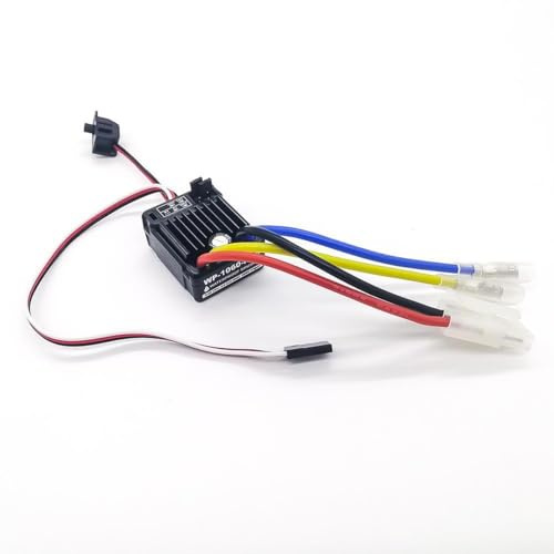 Hoite 60a RC Brushed, Controller per telecomando 1060 Velocità elettronica 60a Accessorio per auto elettrica per sport 1:10