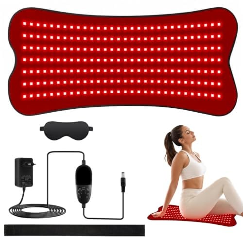 Rotlichtmatte LED 210, Rotlicht Therapie Infrarot Matte