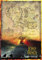 Lord of The Rings 2 Burning Hill Map Filmposter Kino XXL-Poster Herr der Ringe Fantasy 70x100 cm