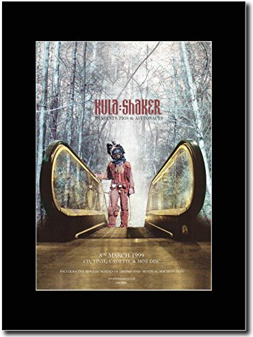 Kula Shaker - Peasants, Pigs & Astronauts .Promo Magazine sur un Mont Noir