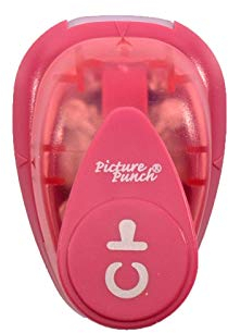 Vaessen Creative Perforatrice de Papier, Taille S, Tétine, Pour Projets DIY, Scrapbooking, Création de Cartes et Plus