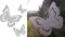3 x Etched Etch Butterfly Butterflies House Window Mirror Stickers ETBU6