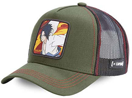 Capslab Herren Naruto Trucker Cap Gr. Einheitsgröße, Sasuke Uchiwa