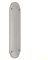 Infinity Decor 302mm x 72mm Satin Chrome Victorian Style Solid Cast Brass Shaped Door Finger Push Plate 9 mm Thickness