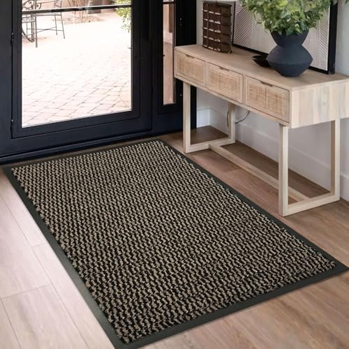 GULLAMBO Non Slip Heavy duty Extra Large carpet mats 150cm x 90cm Indoor-Outdoor for Living room Patio Backyards Farmyard Garden restaurants hospitals Offices Hotels Camping High Traffic Areas