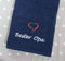 ★ Handtuch mit Namen und Motiv Bestickt ★ Duchtuch ★ Geschenk ★ Vatertag ★ 500 g/m2 ★ (70 x 140 cm, Marineblau)