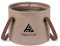 HIKENTURE Outdoor Faltschüssel 10L/15L/20L, Faltbarer Eimer Camping, Falteimer aus Langlebigem Planen Gewebe, Als Waschschüssel, Spülschüssel, Spülwanne, Angel Eimer für Spülen (20L, Khaki)-A4