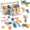 COO11 Kids Wooden Tools Box Set - Pretend Maintenance Toy Set for Toddlers - Hammer, Wrenches, Screw Driver, Nut and Bolts - Smooth Surface - Ages 3+