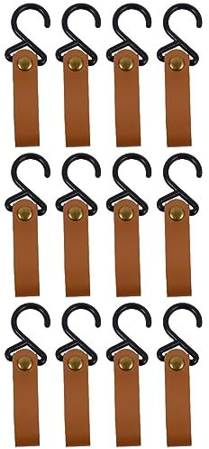 Zerodeko 12 Stk Regalhaken Campingbandhaken Schwere Haken Zum Aufhängen Deckenhaken Campinghaken Haken Für Bungee-schnüre Bildaufhänger Camping Binden Reisen Haushalt Pu Campingseil