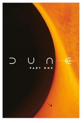 MAHWER Dune – Filmposter auf Leinwand, Wandkunst, Dekor, Bild, Gemälde für Wohnzimmer, Schlafzimmer, ungerahmt, 30 x 45 cm