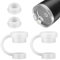 YETI Compatible Silicone Spill Proof Stoppers with Anti Leak Straw Toppers & Protectors for 16/20/24/25/26/35oz Tumbler Accessories