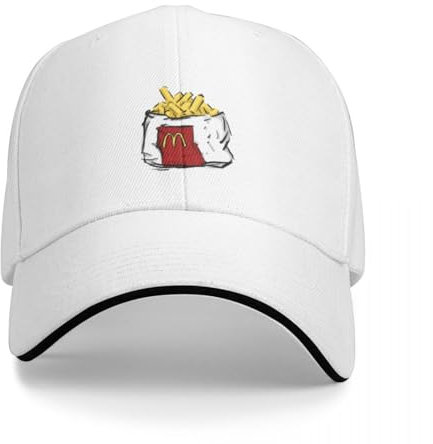 AIETPOIJ Basecap McDonald's Pommes Frites Kappe Baseball Kappe Militär Kappe Mann Frauen hüte für die Sonne männer