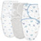 GLLQUEN BABY Swaddles Pucksack Baby 0-3 Monate,100% Bio-Baumwolle Baby Schlafsäcke für Neugeborene,Oeko-tex100 Schlafsack für Kleinkinder,Unisex 3er Pack Wickel(Dinosaurierland)