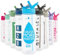 Polar Gear Motivational 750ml Water Bottle With Straw - BPA Free, Time Markings - Running & Sports Bottle, Reusable for Work, School, Cycling, Azure