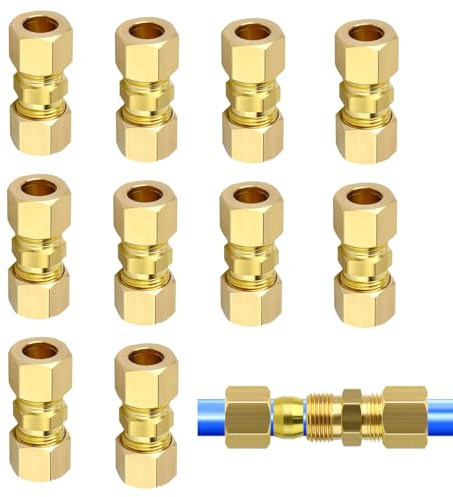 Brake Pipe Fittings, 10-Piece Pipeline Connector Set, Vehicle Maintenance Accessories for Rv, Auto, Repair Shop, Sedan, Mechanic Use, Hydraulic Replacement Tasks