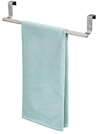 iDesign Forma Handtuchhalter zum Hängen über den Schrank, 35,5 cm, Edelstahl Gebürstet