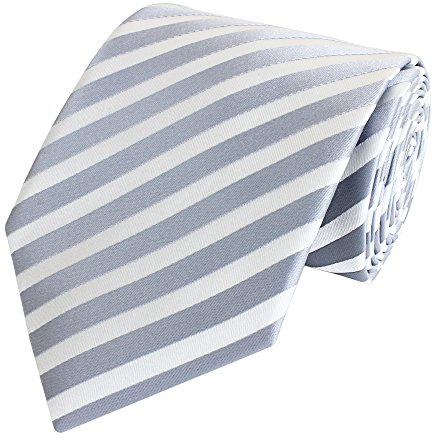Fabio Farini - Elegante Herren Krawatten gestreift in 6cm und 8cm Breite mit 150cm Länge - Männer Schlips als Geschenk oder Anlässe wie Hochzeit, Konfirmation, Abschlussball