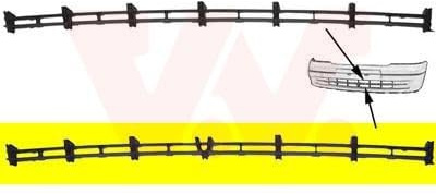 Van Wezel Gitter im Stoßfänger vorne Unten 3742599