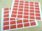 60 Stück, 33 X 20 mm, Selbstklebend, China, Die Chinesischen Aufkleber Flagge Etiketten, Selbstklebend