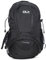 DLX Deimos, Black X, Rucksack 28 Liter mit Belüftungssystem, Ösen für Wanderstöcke & Eingang für Wasserreservoir / Trinkblase / Hydration Pack, Schwarz