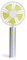 Remember Flow Hand Fan Silver
