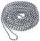 2 Meter/6.5 Feet Roller Blind Chain, 4.5mm Roller Blind Beaded Pull Chain Extension, Stainless Steel Ball Bead Chain Beaded Ball Roller Chain Silver