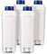 4X Wasserfilter Filter Filterpatrone DLSC002 Kompatibel mit De'Longhi Kaffeevollautomaten SER3017 5513292811 8004399327252 ECAM Esam ETAM BCO EC EC680 EC800 Serien