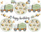 Geschirrset Dekoset Baustelle Fahrzeuge Partygeschirr Kindergeburtstag Junge Pappgeschirr Girlande Happy Birthday Caketopper Teller Servietten Baustelle Geburtstag Kinder