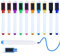 VOTON Whiteboard Marker, 10 Farbe Magnetische Whiteboard Stifte und Radiergummi Set Fine Tip folienstift abwischbar und Dry Wipe Markers