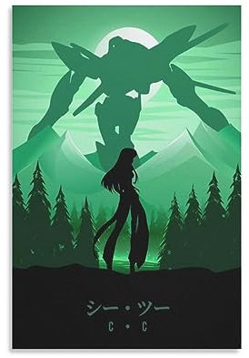 CC Code Geass Anime-Poster, Druck, Fotokunst, Malerei, Leinwand, Poster, Heimdekoration, Poster, 60 x 90 cm