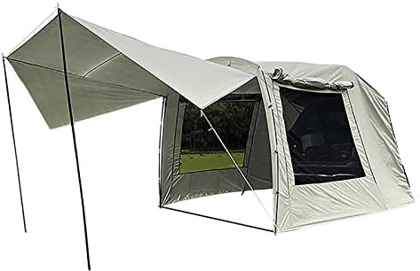 SUV Car Tent - Universal SUV Camping Tent, Door Tailgate Tent, SUV Tailgate Awning, Car Van Awning Extension | Car Tent Sun Shelter With Storage Bag, Car Tailgate Attachment Tent For Camping Beach