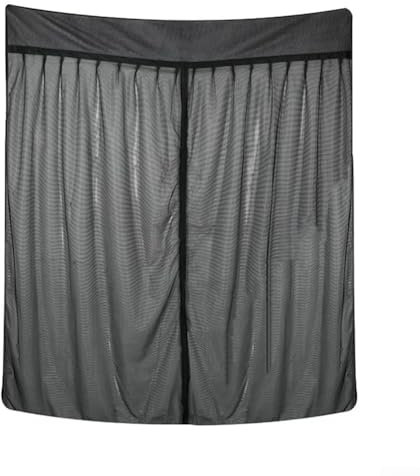 Rideau de porte durable pour camping-car avec matériau respirant, idéal pour tous vos besoins de camping (l 130 x H 155 cm)