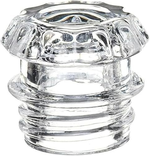 Zhuluck Transparent Coffee Percolator Glass Top Replacement Transparent Glass Knob Top for Percolator Replacement Parts for Coffee Pot Coffee Filters Espresso Machine Parts Accessories