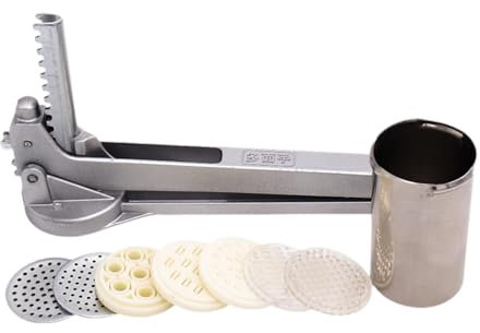 Fenteer Noodle Maker, Noodles Press Machine Kitchen Gadget Professionelle Pasta -Hersteller Edelstahl für Haushalt